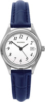 Sekonda Robinson 25mm Women’s Analogue Classic Quartz Watch Date Display with Leather Strap 30M Water Resistant.