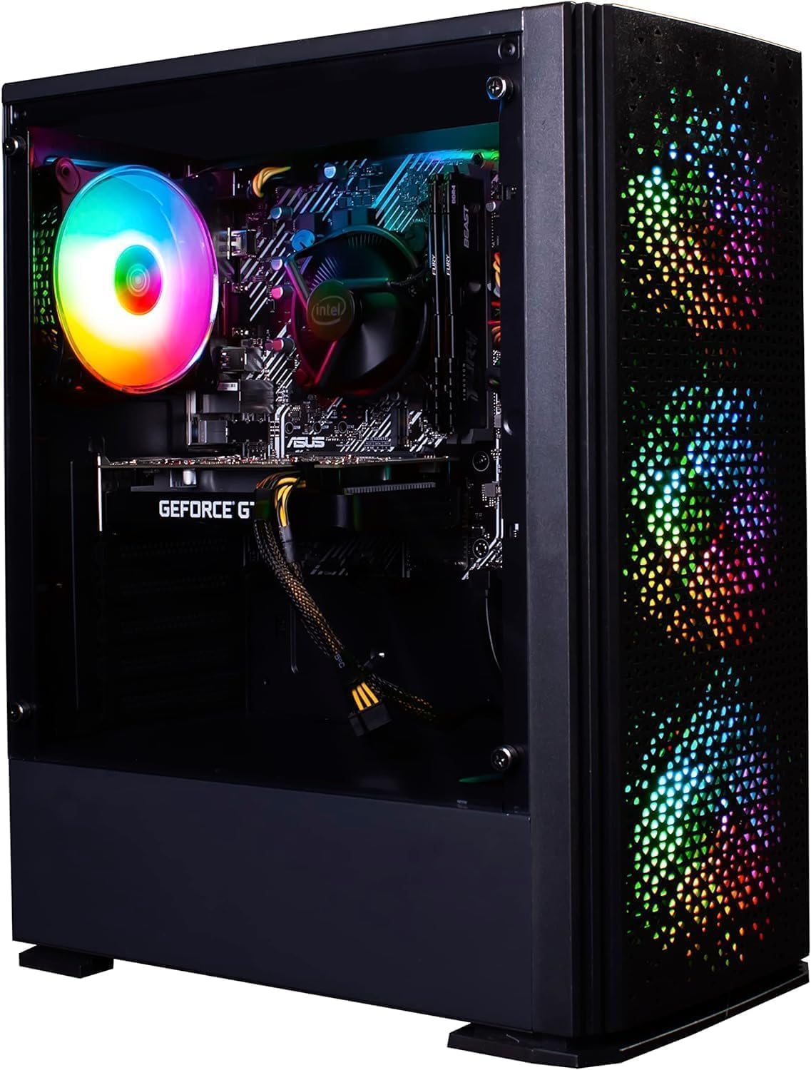 Veno Scorp Gaming PC Desktop Computer: i7-3770 3.90Ghz - 16GB RAM - GT710 2GB - 256GB SSD - 1TB HDD - 500W 80+ PSU - Vortex ARGB CASE - WIFI - WINDOWS 10