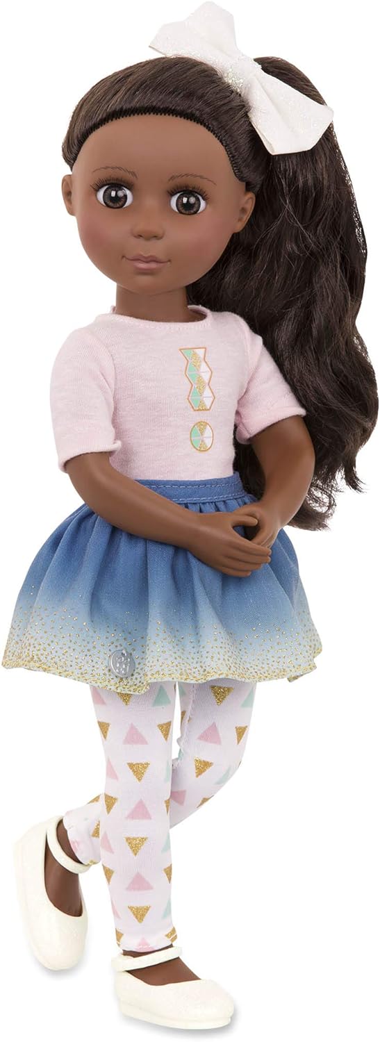 Glitter Girls - Keltie - 36 cm Fashion Doll - Brown Hair with skirt outfit - Toys, Clothes and Accessories For Girls 3 Year +.