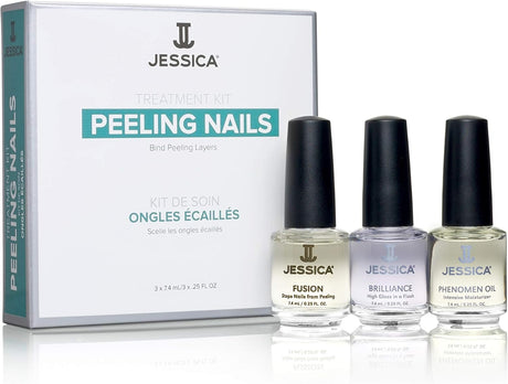 JESSICA Treatment Kit for Damaged Nails | 3-Step Nail Repair Kit for Broken & Damaged Nails | Nourishing Nail Care Kit for Weak Nails | Complete Nail Care Solution & Specialised Treatment Set.