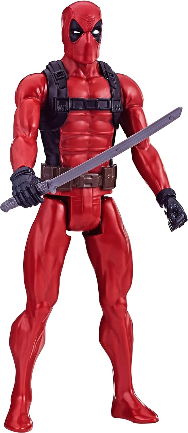 Marvel Deadpool 12-Inch Action Figure with Accessory, Super Hero Toys for Fans Ages 14 and Up.