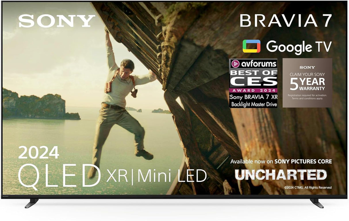 Sony BRAVIA, KD-43X80L, 43 Inches, LED, Smart TV, 4K HDR, Google TV, ECO PACK, BRAVIA CORE, Narrow Bezel Design.