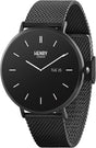 Henry London Smart Amoled Black Mesh Strap Watch.