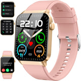 Smart Watch for Men Women Answer/Make Calls, 1.85" Touch Screen Smart Watches with Step Counter, Heart Rate Sleep Monitor, 110+ Sport Modes, Fitness Tracker, IP68 Waterproof Smartwatch for Android iOS.