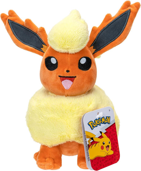 Pokémon Flareon Plush - 8-Inch Plush - Authentic Details - Toys for Kids.