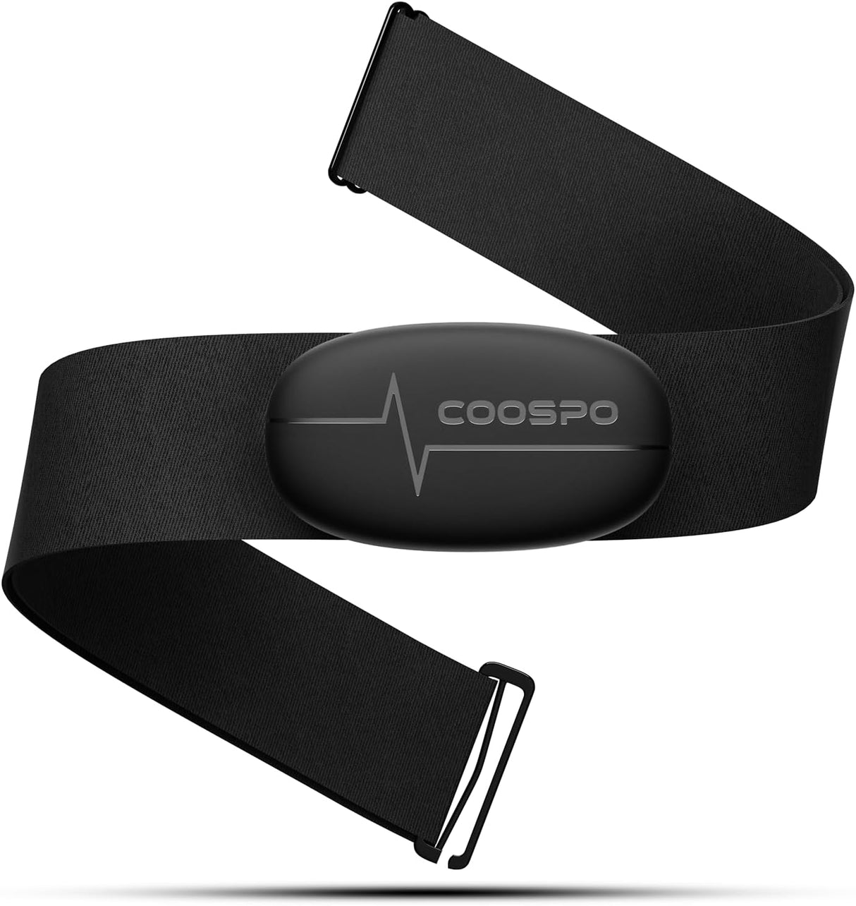 COOSPO Heart Rate Monitor Chest Strap H6M, Bluetooth ANT+ Heart Rate Monitor Chest Sensor with 400H Battery, HRM Works with Strava/Wahoo Fitness/Polar Beat/Peloton/Zwift/DDP Yoga App.