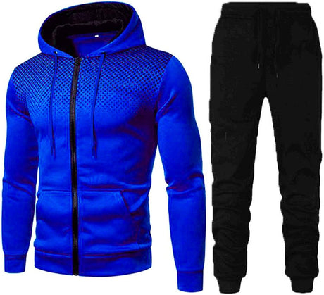 Mens Tracksuit Hooded Fitness Sport Suits Hoodie 2 Piece Hoodies Joggers Sweatpants Gym Sets Conjunto Deportivo Para Hombre.