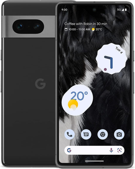 Google Pixel 7 – Unlocked Android 5G Smartphone with wide-angle lens and 24-hour battery – 128GB – Lemongrass (Renewed).