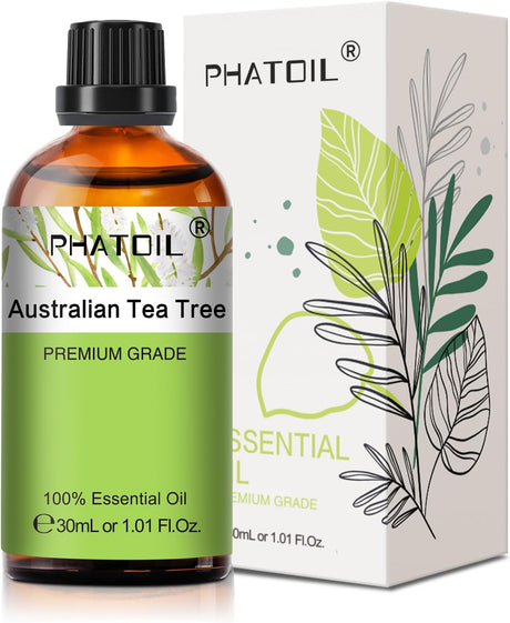 PHATOIL Peppermint Essential Oil 100ML, Pure Premium Grade Peppermint Essential Oils for Diffuser, Humidifier, Aromatherapy, Candle Making.