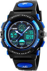 VenSten Kids Digital Watch for Boys - Girls Childrens Sports Electronic Waterproof Outdoor Watches with Stopwatch Alarm Timer LED Light Dual Time Zone.