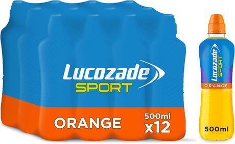 Lucozade Sport Orange 12x500ml (Packaging May Vary).