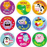 Sweetzer & Orange Reward Stickers for Teachers. 1008 Stickers for Kids in 9 Designs. 1 Inch School Stickers on Sheets. Teacher Supplies for Classroom, Potty Training Stickers, Motivational Stickers.