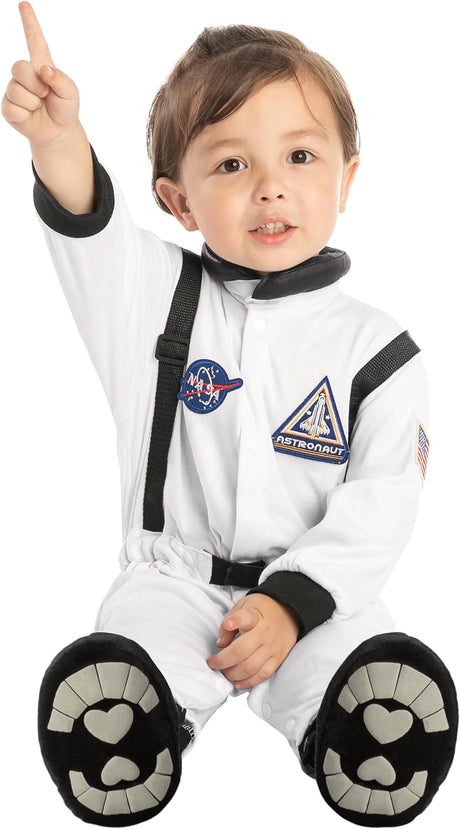 Spooktacular Creations Baby Astronaut NASA Pilot Costume for Infant Halloween Trick or Treating, Space Dress-up Parties, Pretend Play Costume...