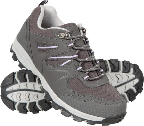 Mountain Warehouse McLeod Womens Walking Shoes - Lightweight, Warm, Durable, Breathable, Mesh Lining, Sturdy Grip, Rubber Outsole - for Spring Summer, Running & Gyming.