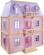 Melissa & Doug Multi-Level Wooden Dollhouse | Dolls house | Wooden dolls house | Large Playset for Girls & Boys | Dollhouses & Dolls | Toys for 3 year old boy | Gift for Boy or Girl.