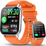 Smart Watch for Men Women Answer/Make Calls - 1.85" HD Touch Screen Smart Watches with Heart Rate Sleep Monitor - 112 Sports Modes - Fitness Tracker - IP68 Waterproof Smartwatch for Android iOS.