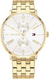 Tommy Hilfiger Analogue Multifunction Quartz Watch for Women with Leather or Stainless Steel Bracelet in Link or Mesh.