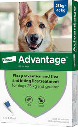 Advantage Spot On Flea Treatment 40 Small Cats Dogs and Rabbits, 4 pipettes