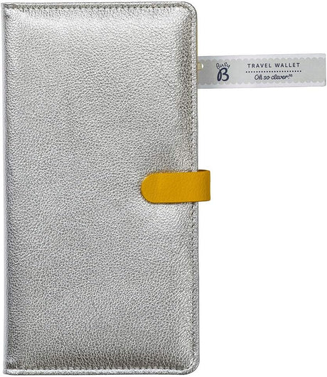 Busy B Travel Wallet - Faux Leather Travel Wallet with Space for Passport and documents.