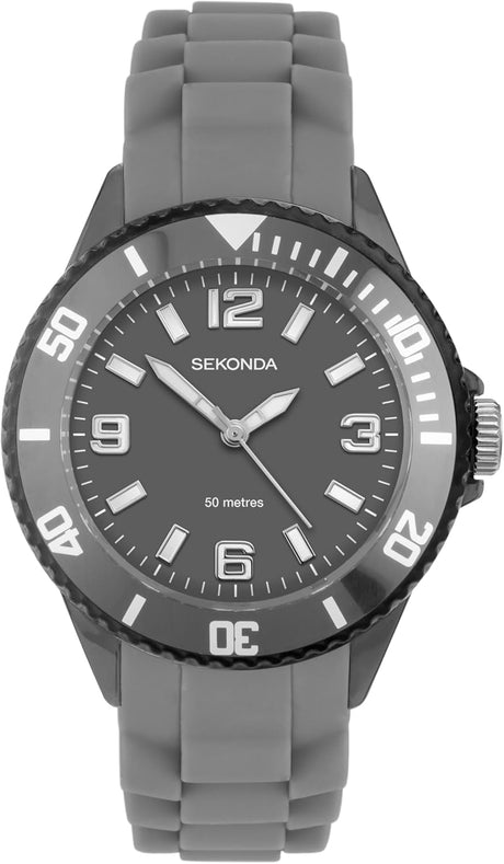 Sekonda Kids Quartz Watch, Analogue Classic Display and Silicone Strap.