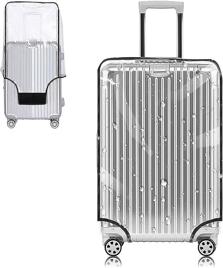 Yotako 30 Inch Suitcase Cover Protectors Clear PVC Luggage Cover Waterproof Trolley Suitcase Protective Cover for Business Trip Daily Using(30''(25.80''H x 20.50''L x 13.00''W)).