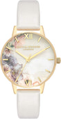 Olivia Burton Analogue Quartz Watch for Women with Blush Leather Strap - OB16PP45.