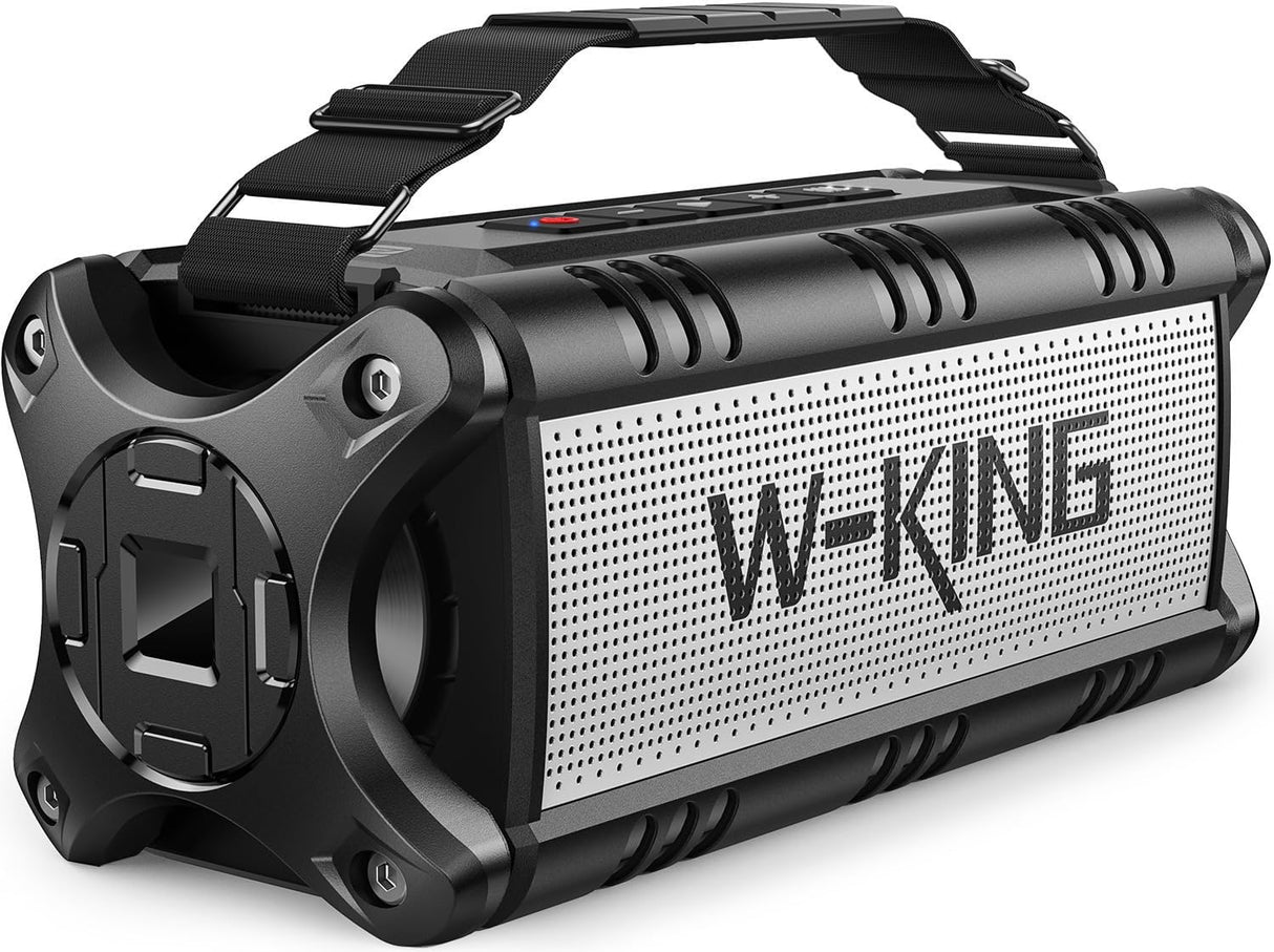 W-KING Bluetooth Speakers, 90W Peak 50W RMS Portable Bluetooth Speaker wireless Loud, IPX6 Waterproof Outdoor Speaker Huge Sound, Bass Speaker Bluetooth 5.0, 40H Playtime, Party BBQ Park Travel Home.