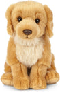 Living Nature Golden Retriever Stuffed Animal Plush Toy | Fluffy and Cuddly Dog Animal | Soft Toy Gift for Kids | Boys and Girls Stuffed Doll | Naturli Eco-Friendly Plushies | 20 cm.