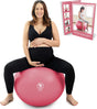 BABYGO® Birthing Ball For Pregnancy Maternity Labour & Yoga + Our 100 Page Pregnancy Book, Exercise, Birth & Recovery Plan, Anti-Burst Eco Friendly Material.