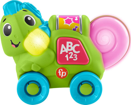 Fisher-Price Baby Learning Toy Link Squad Jam & Count Panda with Music & Lights for Ages 9+ Months, UK English Version, Compatible Only with Link Squad Items, HYL22.