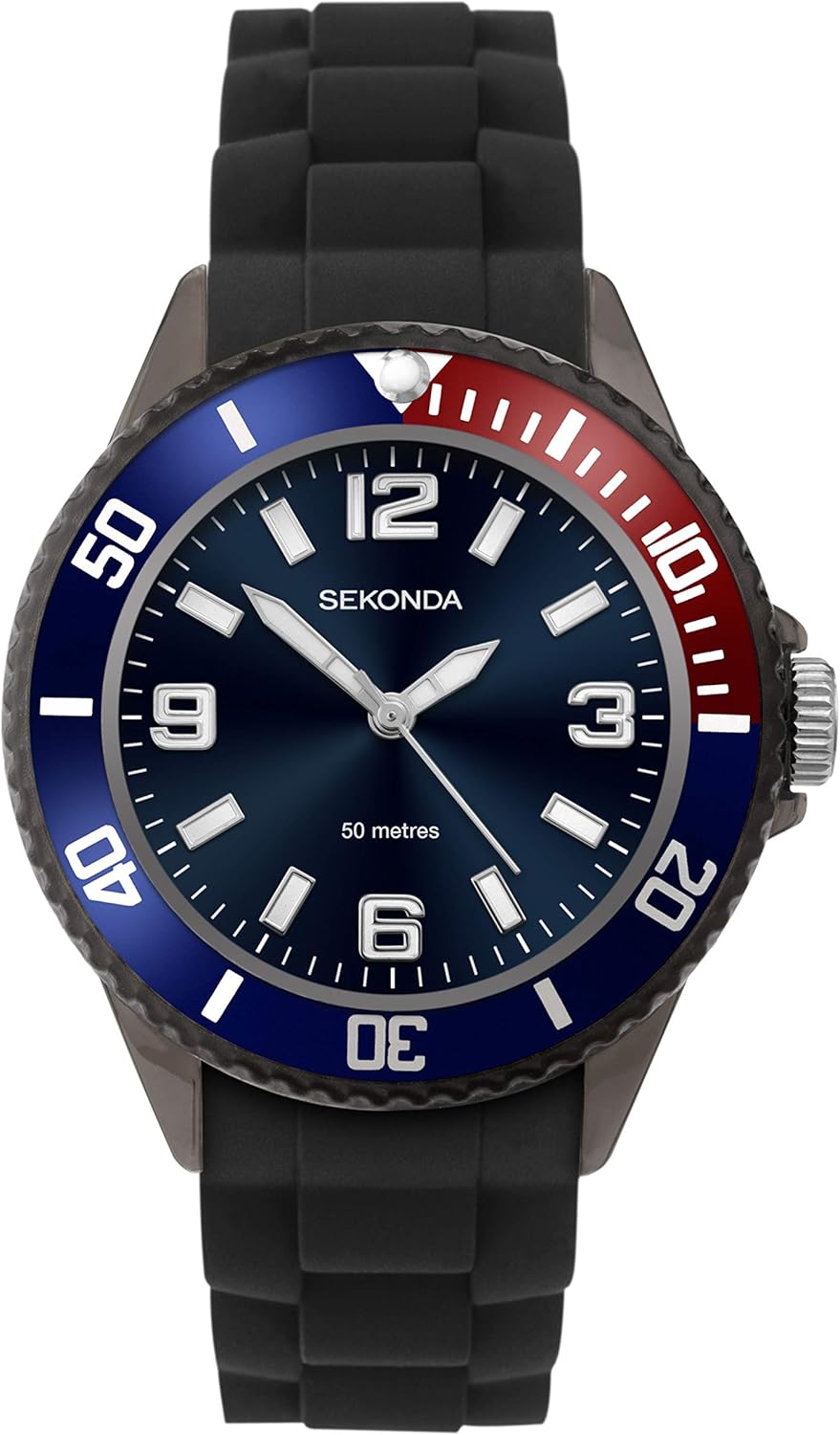 Sekonda Kids Quartz Watch, Analogue Classic Display and Silicone Strap.