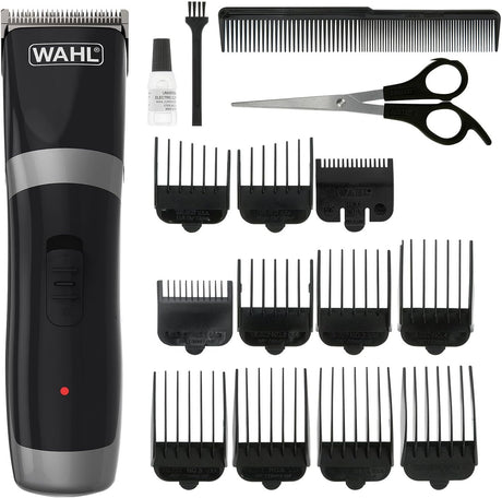 Wahl Cord/Cordless Hair Clipper, Gifts for Him, Rechargeable Cordless Clippers, Clipper Kit for Men, Rinseable Blades, Home Hair Cutting, Clippers with Guide Combs.