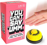 You Can’t Say Umm: Board Game for Adults and Kids, Fun Family Word Game for Game Night (4-10 Players).