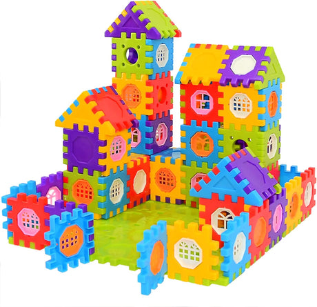 TOMYOU Building Blocks for Toddlers & Kids 160 Pcs Jumbo Toy Building Sets – STEM Building Toys –Interlocking Building Blocks for Toddlers and Kids, Blue,green,purple,red.