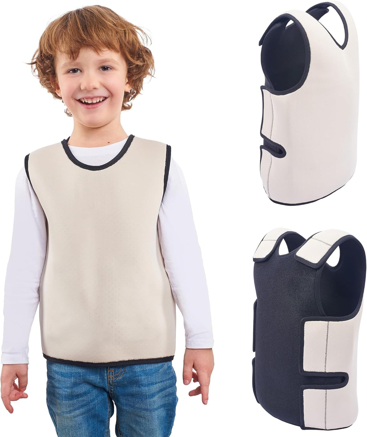 Compression Vest for Kids | Provide Deep Pressure Comfort | ADHD Tools for Kids | Autism Sensory Clothing | Comfortable Design | Compression Shirt Kids | Ensure a Secure Feeling.