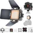 Video Light, ZHIYUN FIVERAY M20 Combo [Official] 20W Camera Light Dimmable, Portable LED Panel Light Rechargeable with Extension Bracket, Modifier Pack for Youtube, 2700K-6500K, 2010Lux, TLCI 97+.