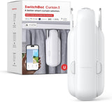 SwitchBot Smart Automatic Curtain Opener - Bluetooth Remote Control with App/Timer, Upgraded High-Performance Motor, Add SwitchBot Hub to Make it Work with Alexa, Google Home, HomeKit(Curtain 3,Rod).