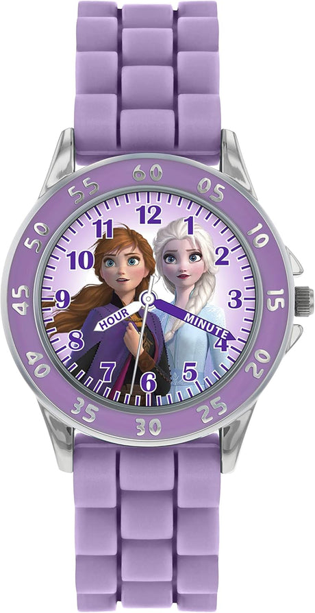 Disney Girl's Analog Quartz Watch with Silicone Strap FZN9505.