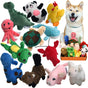 LEGEND SANDY Squeaky Plush Dog Toy Pack for Puppy, Small Stuffed Puppy Chew Toys 12 Dog Toys Bulk with Squeakers, Cute Soft Pet Toy for Small Medium Size Dogs.