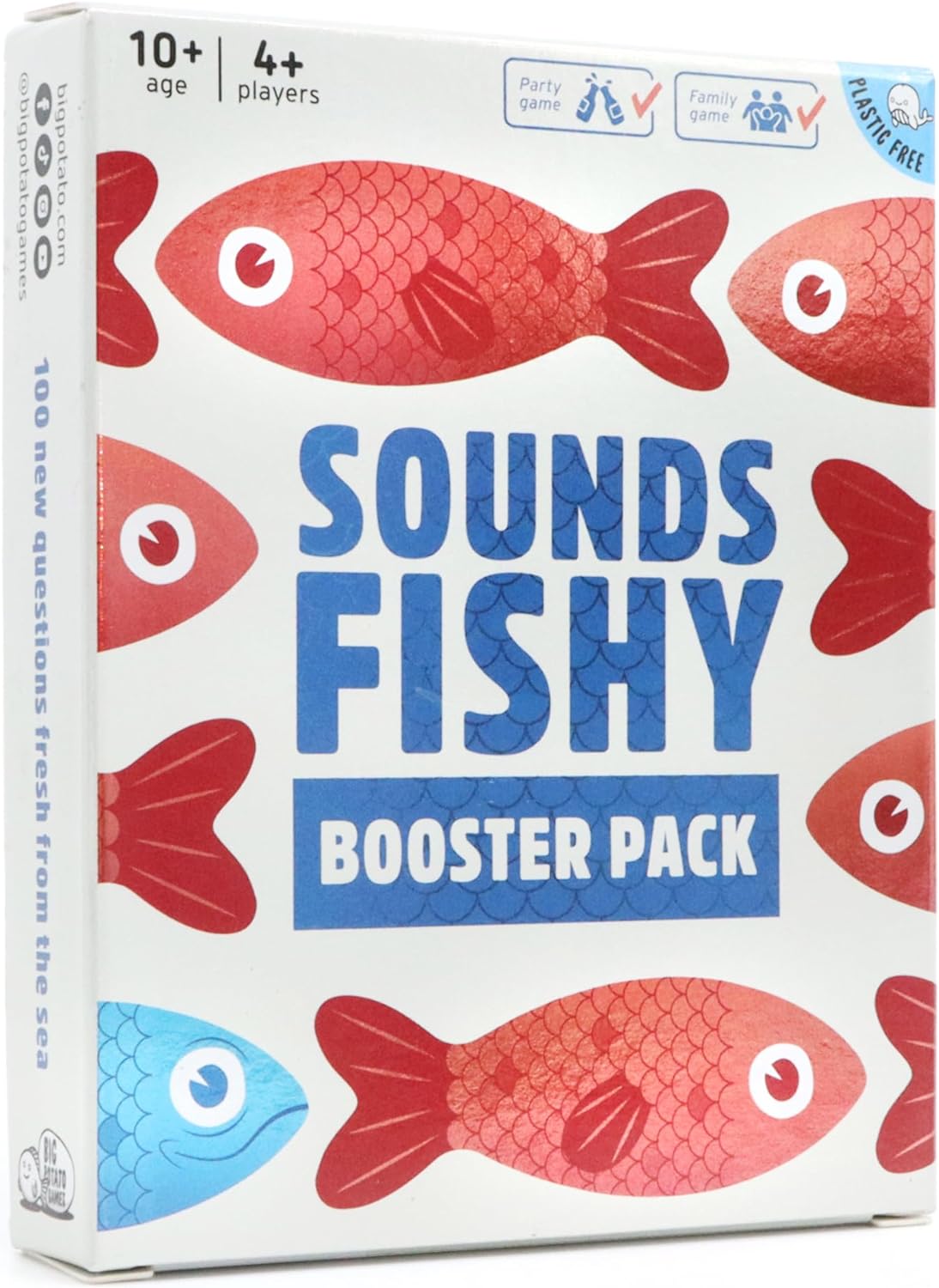 Sounds Fishy Board Game: The Fast-Thinking, Bluffing Family Game for Kids 10+ and Adults | Best New Board Games.