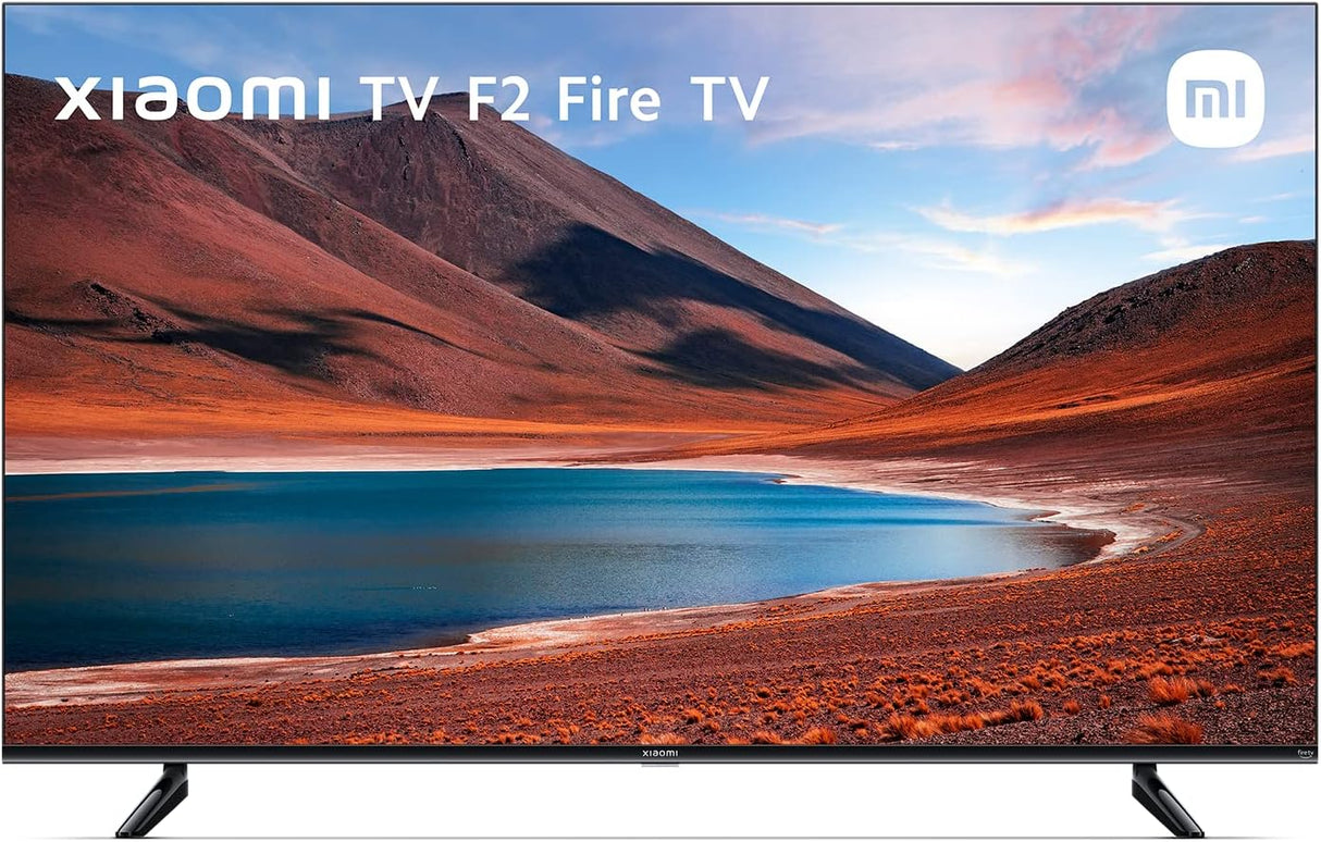 Xiaomi F2 55 inch Smart Fire TV 138 cm (4K Ultra HD, FreeviewPlay, HDR10, Metal frameless, Prime Video, Netflix, Alexa voice control, HDMI 2.1, Bluetooth, USB) 2022.