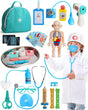 Lehoo Castle Kids Doctors Set, Pretend Doctor Kit Toys Medical Playset, Wooden Play Toys, Educational Toys for 3 Year Old Boys.