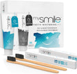 mysmile Teeth Whitening Kit -Enamel-Safe Tea, Coffee, Wine & Smoking Stain Remover Non-Sensitive Formula Peroxide Free RoHS-Certified Vegan - 6 Teeth Whitening Gel Syringes, Up to 8 X Brighter Smile.