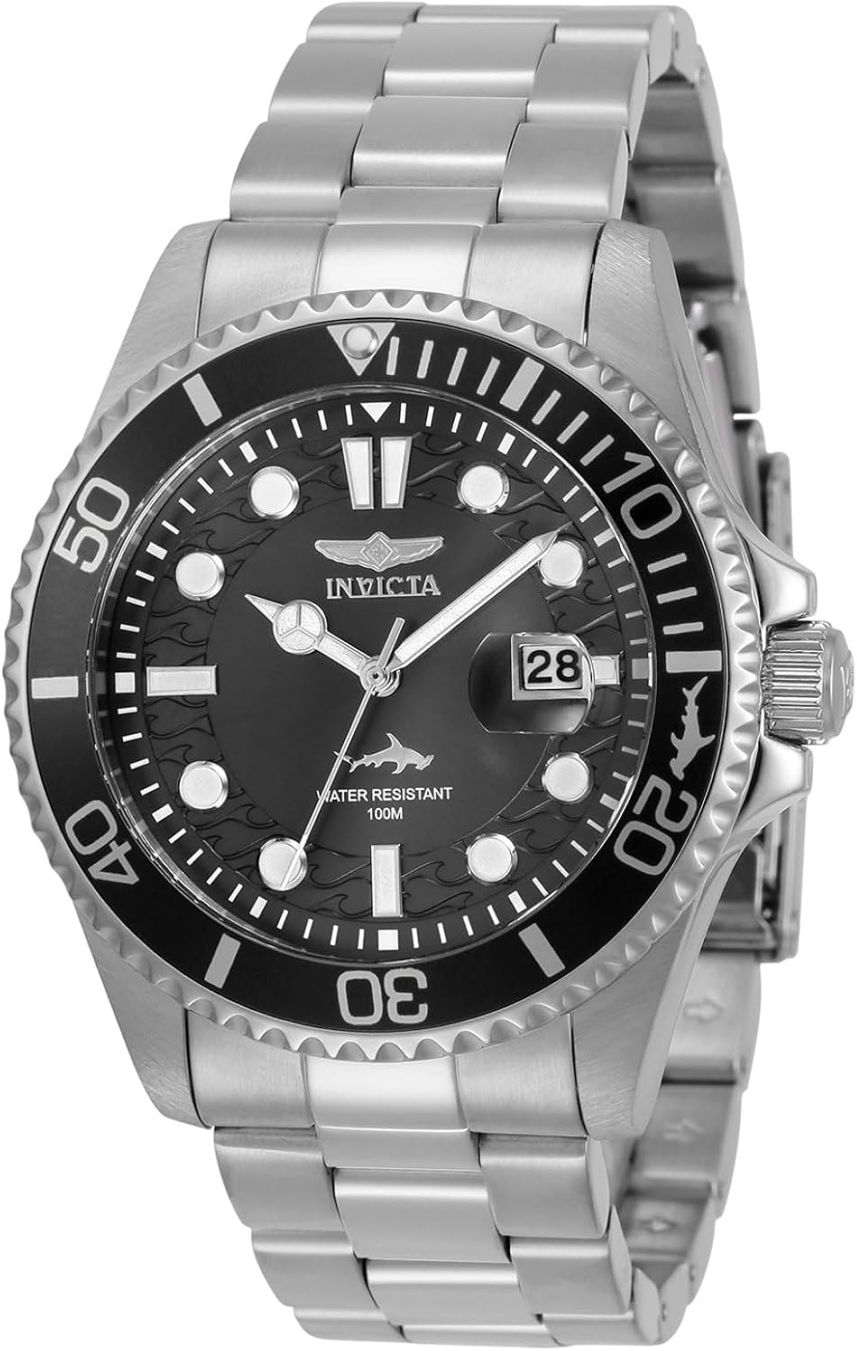 Invicta Pro Diver Stainless Steel Men's Quartz Watch - 43mm.