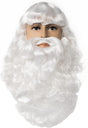 FESTIVAL PARTY Value Santa Claus Beard and Wig Set, for Men and Women, Santa Cruz Wizard Old Man, Costume Halloween Christmas Cosplay and Party White Hair.