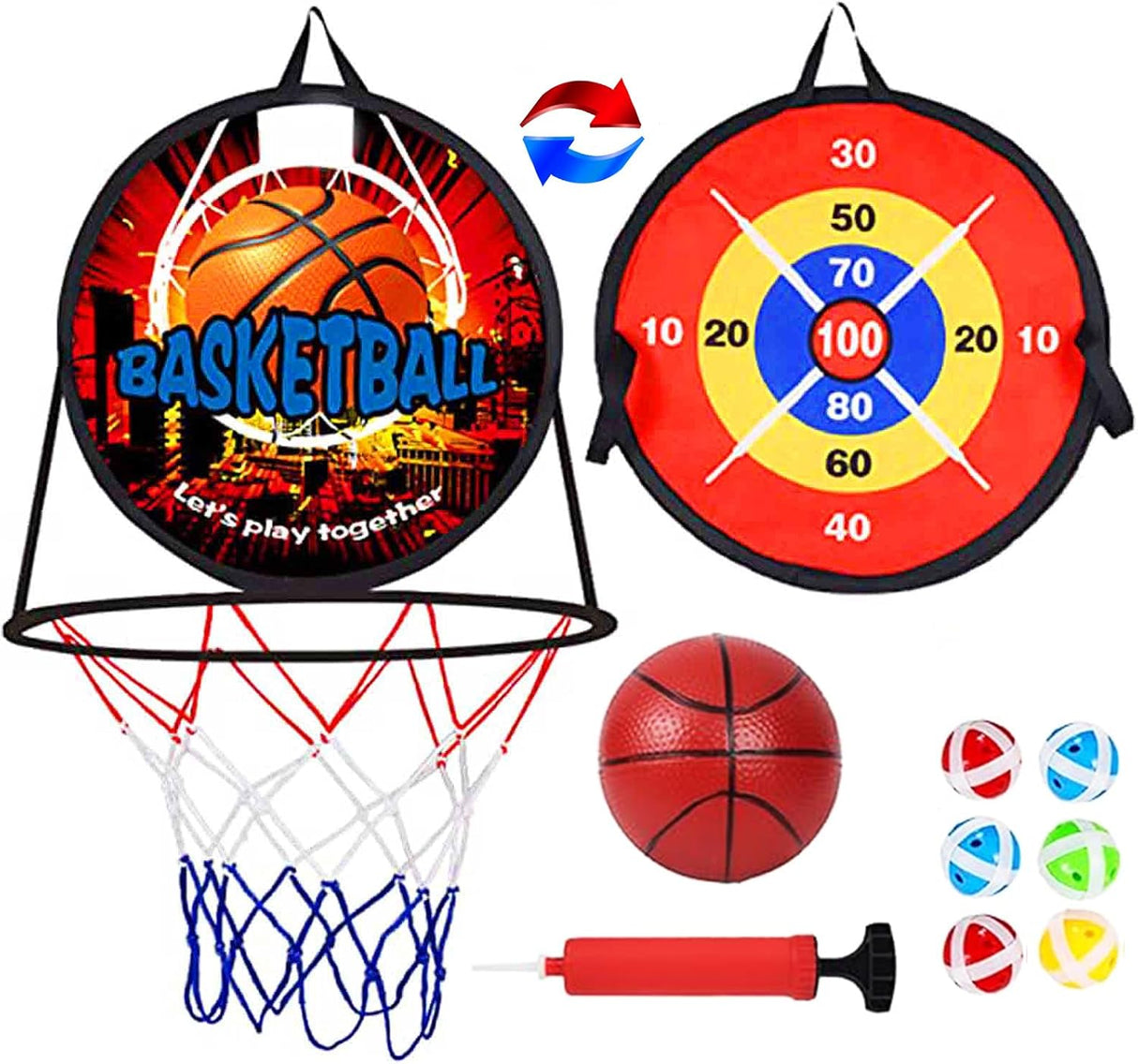 XDISHYN Basketball Hoop for Kids Toddlers, Sports & Outdoor Play Toys.