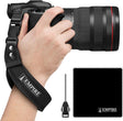 Empire Universal Camera Wrist Strap, Quick Release Camera Hand Strap + Tether Attachment for Smaller Camera + Microfiber Cleaning Cloth, Camera Straps for DSLR & SLR: Sony, Nikon, Fuji, Canon, Olympus.