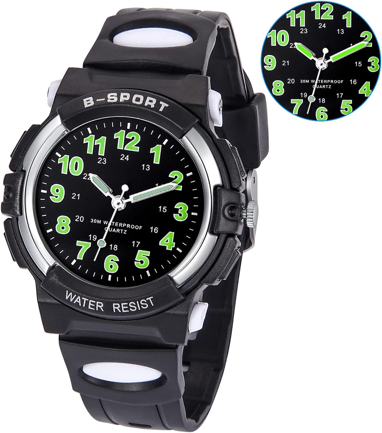 Kids Watches, Child Quartz Wristwatch for Boys Girls Kids Waterproof Time Teach Watches Rubber Band Analog Quartz Children Sport Outdoor Wrist Watches.