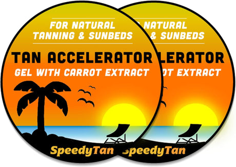 Premium Tan Accelerator Cream - For Sunbed Use & Natural Tanning - Natural Tanning Accelerator With Carrot Tanning Oil - UK Based Brand.