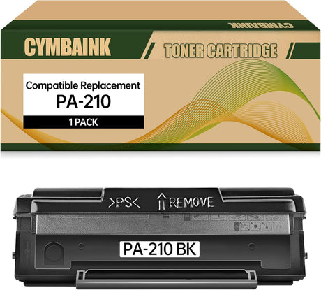 Compatible PA-210 Toner Cartridge Upgraded Chip 1 pack Replace for Pantum P2500W P2502W P2508W M6558NW M6550NW M6552NW M6600N M6600NW M6500NW M6500N M6500W M6602NW M6608NW (1600 Pages).